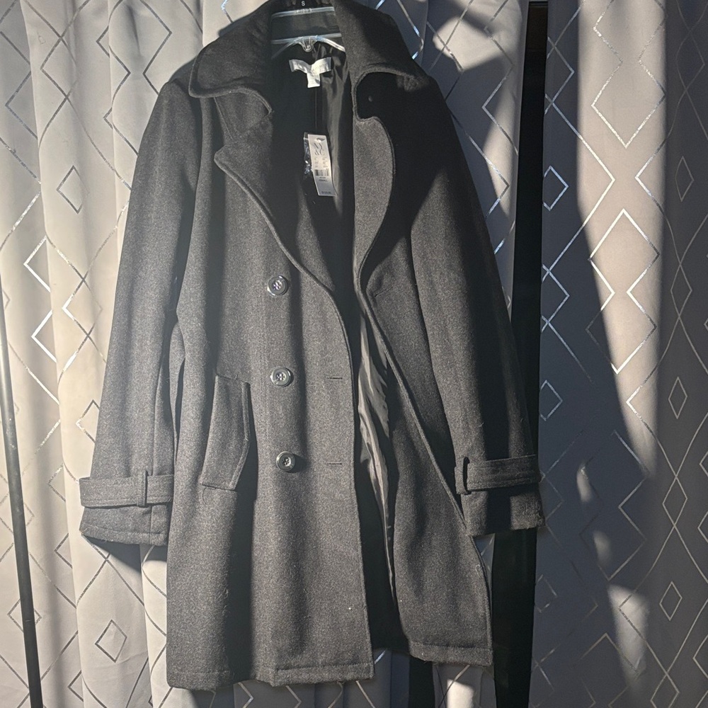 New York & Company Peacoat Coat Jacket belted NWT